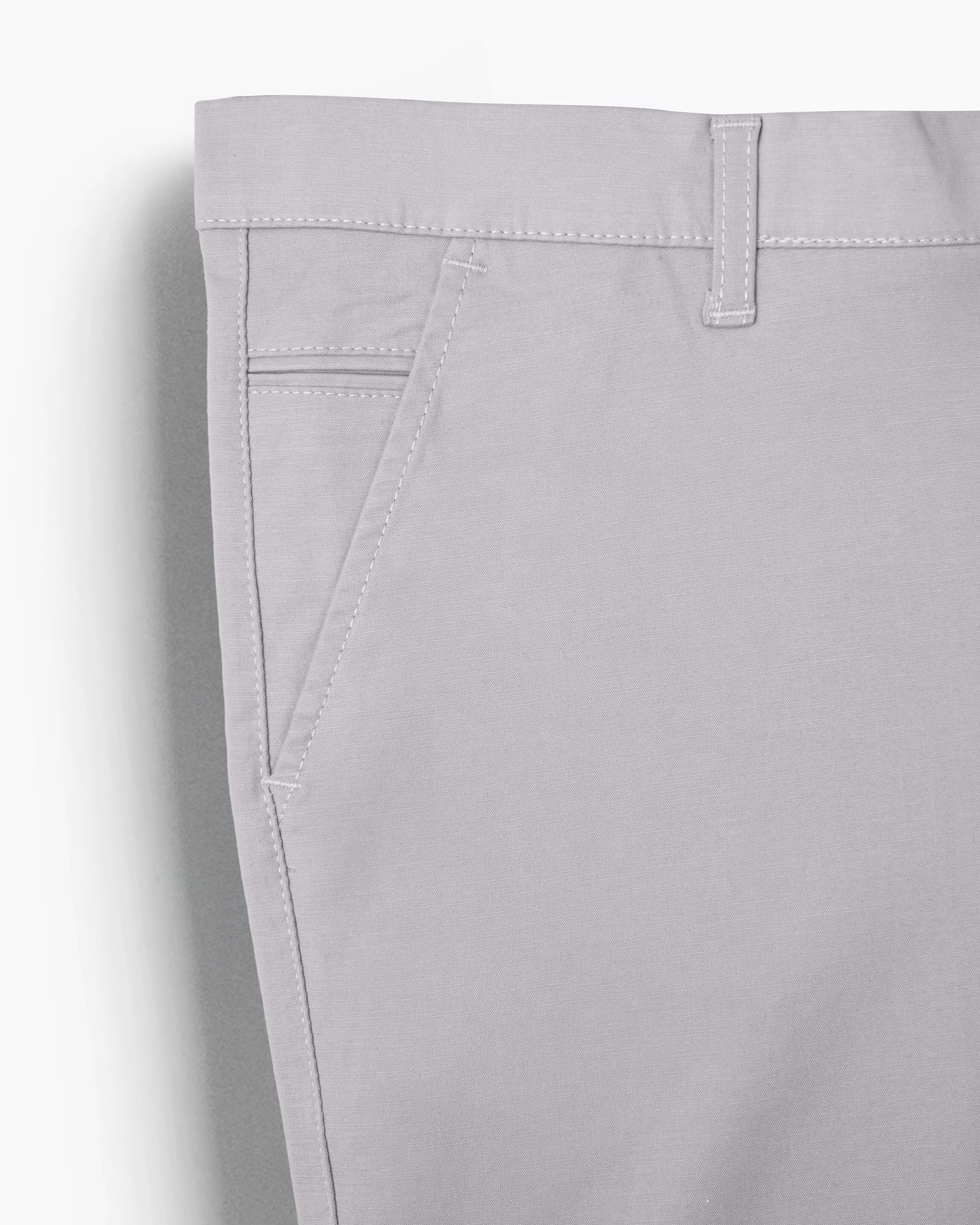 Cotton Casual Pants Grey - T - Image 3