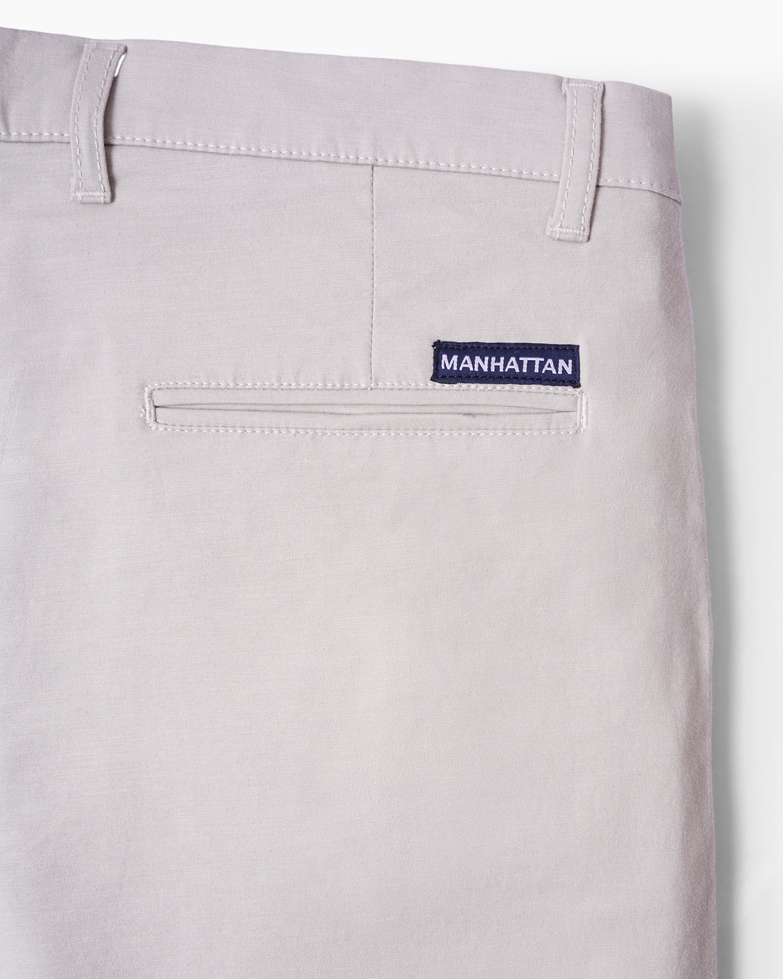 Cotton Casual Pants Grey - T - Image 4