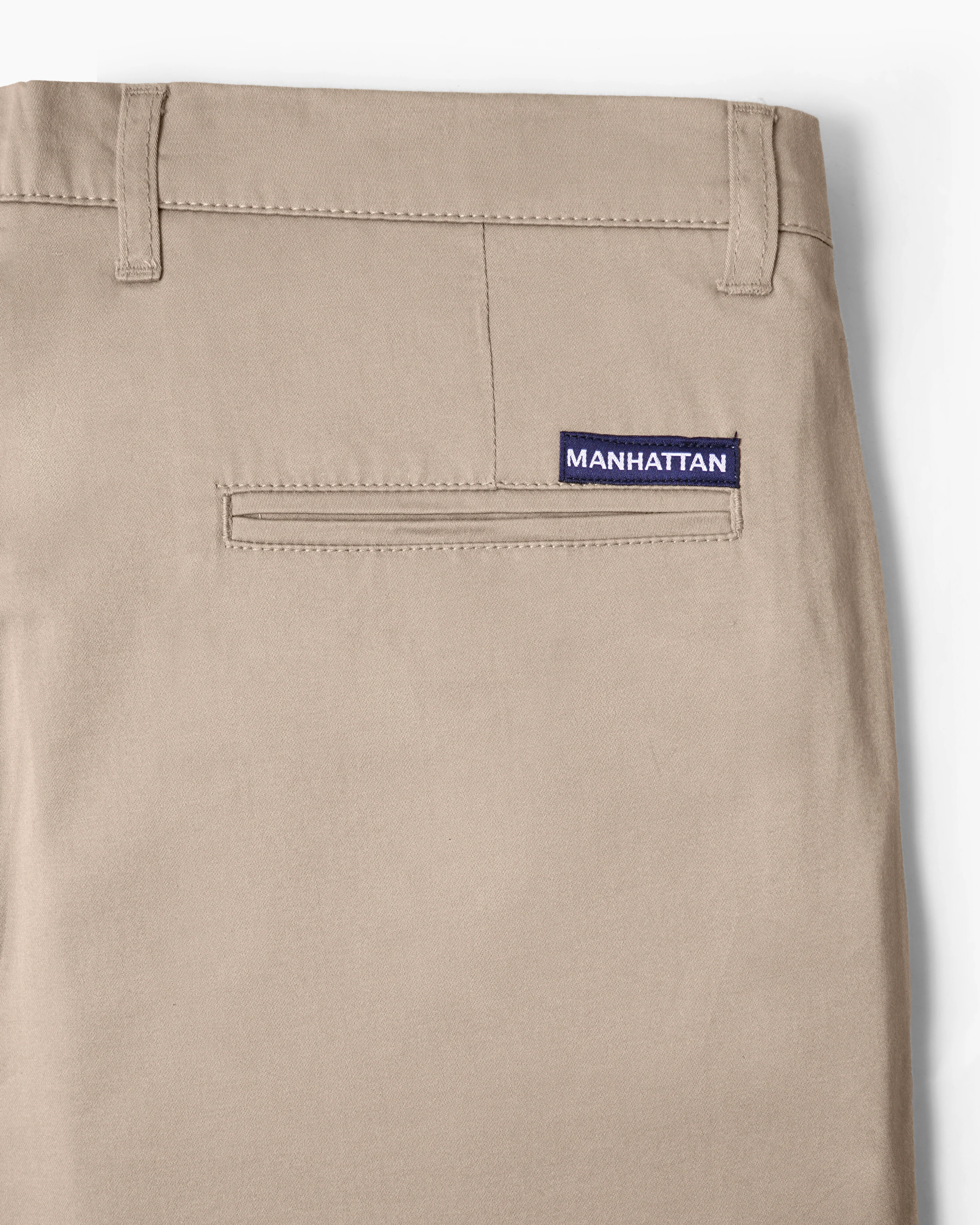 Cotton Casual Pants Khaki - S - Image 4