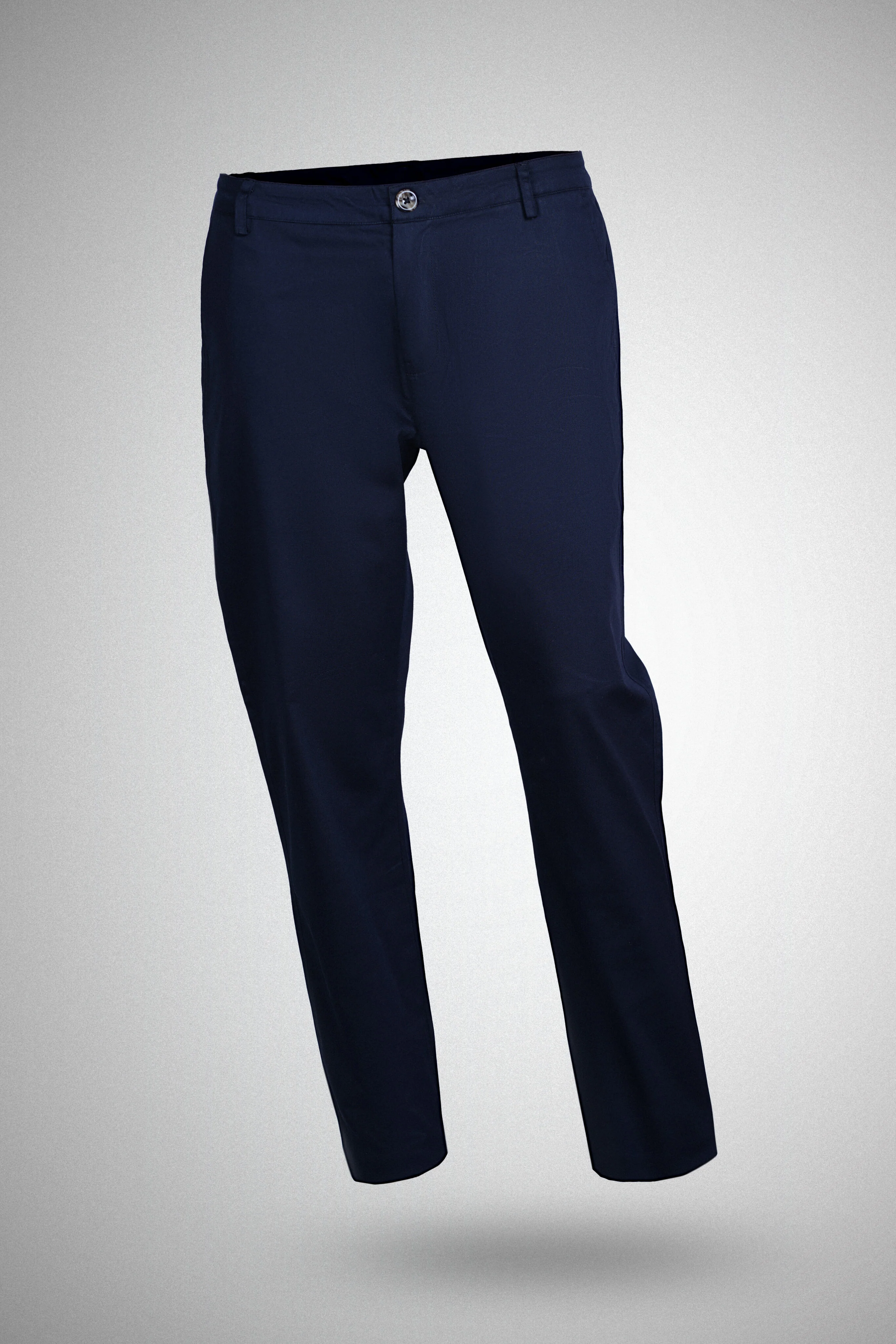 Cotton Casual Pants Navy - Image 2