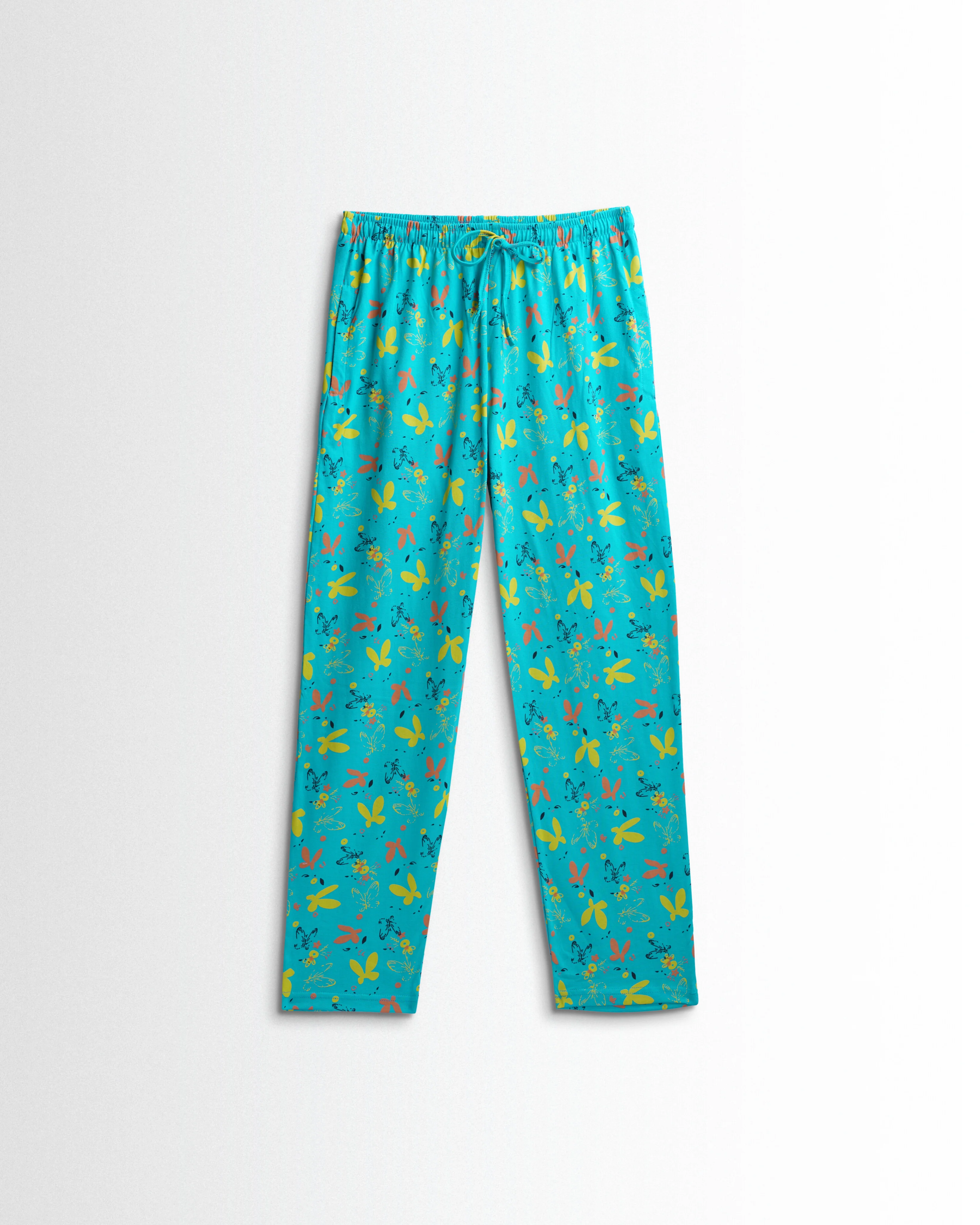 Women's Co ord set Jade Green flowers - Image 2